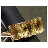 Ring Marked 925 STS Size 8 3/4