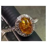 Ring Marked 925 STS Size 9 3/4