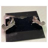 Earrings Marked 925 CZ