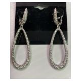 Earrings Marked 925 CZ