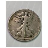 1937 Walking Liberty Silver Half Dollar