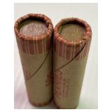 2 Shot Gun Rolls of Wheat Cents