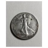 1945 Walking Liberty Silver Half Dollar