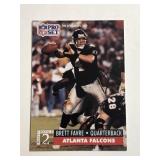 Brett Favre 1991 Rookie NFL Pro Set Card