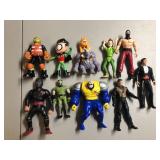 Lot of 10 Action Figure Toys