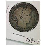 1894 Barber Half