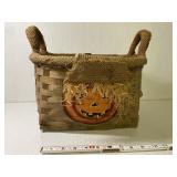 Holoween Basket - woven basket -Handmade