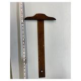 Antique wood t-square EM Riebe Co