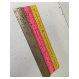 Vintage Rulers- FNB Lawrence Co, Smokey Bear