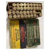 Vintage Remington & Western 22 Savage  Brass