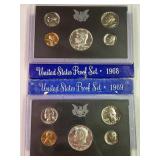 1968 & 1969 US Proof Sets x2