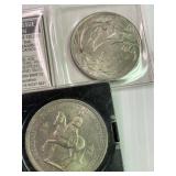 1953 British 5 Schilling & Maui 1994 Dollar