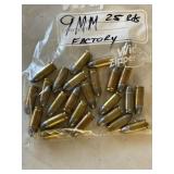9mm Factory 25 Rounds Bag
