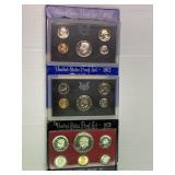 1971, 1972, 1973 US Proof Sets x3