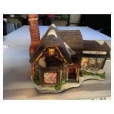 Lighted Victorian Village Flower Shop