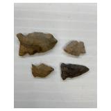 4 Arrowheads Found in Mercer County