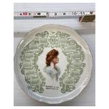 1909 Calendar Plate Kellettville PA