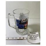 1997 "Nascar" Glass Mug Collectors Edition
