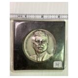 Pewter/Silver Kennedy Medal 68.4 Grams
