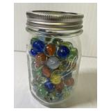 100"Old" Marbles 97 Mixed Cat EYE