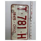 "Ohio" License Plate