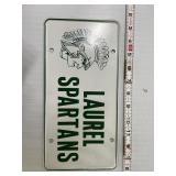 "Laurel Spartans" Front Plate-GREAT CONDITION