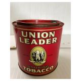 Union Leader Tobacco Tin