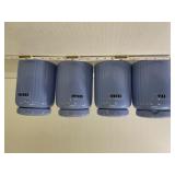 Blue Hall Canisters Set