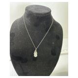 Opal & Teardrop Necklace