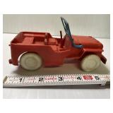 Plastic Jeep No Steering Wheel