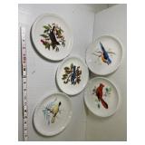 Westmoreland 5 bird plates