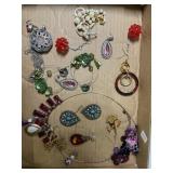 Tray of Costume Jewelry
