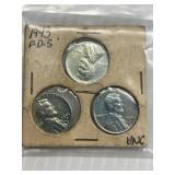 1943 PDS Mints BU