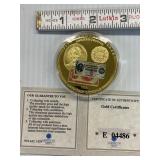 2009 $500 Bank Note Coin 54g 24kt gold layered