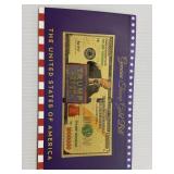 Genuine Trump Gold Bill - 1 Million Dollar Bill