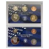 1999 & 2000 Proof Sets X2