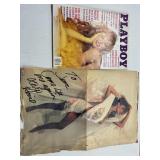 1995 Playboy and Autographed photo. We think i