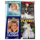 Playboys- 2 1997 issues- 92 calendar, 95 planner
