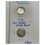 .999 Old School Round 1.5 grams x2