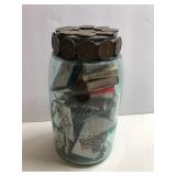 Mason Jar lot of Match Books