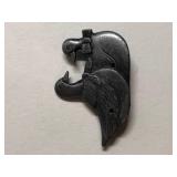 Vintage Pewter Ducks Pin