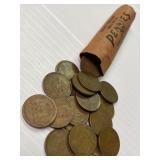 Just added!Old Roll Wheat Cents -opened for pic- o