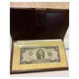 Franklin Mint Bicentennial 1976 $2 Bill First Day