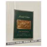 1974 1oz Solid Copper Cancer