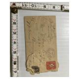 Vintage Cancelled 1905 Letter envelope stamped