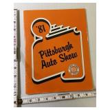 1981 Pittsburgh Auto Show Program
