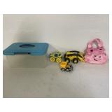 Sterlite Container w/kids toys purse talk