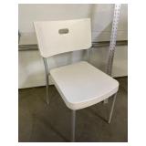 Sturdy Plastic & metal chair