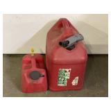 2 Gas Cans -5 Gallon & 1 Gallon 4oz