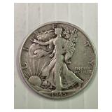 1945s Walking Liberty Silver Half